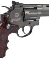 Win Gun 6 Inch Revolver w/ Compensator - 3 x 8 Round Clip Cylinder System