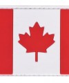 PVC Canada Flag Velcro Patch