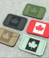 PVC Velcro Canada Flag - Black or Red