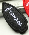 USA / Canada Velcro Patch - Black