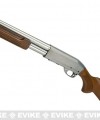 S&T Tactical Training M870 Shotgun - Police Version, Silver