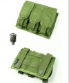 TMC MOLLE Triple M203 Grenade Pouch - OD