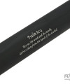 Matrix Airsoft Mock Suppressor / Barrel Extension - 30 X 150mm (Style: Revelation 6:8 / Black)