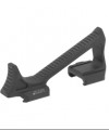 Ultra Slim CNC Aluminum Angled Fore Grip - Black